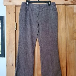 Womens brown dress pants